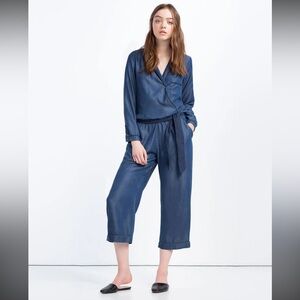 Zara Indigo Jumpsuit